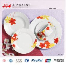 18ШТ фарфор Керамическая тарелка с ручной росписью дизайн